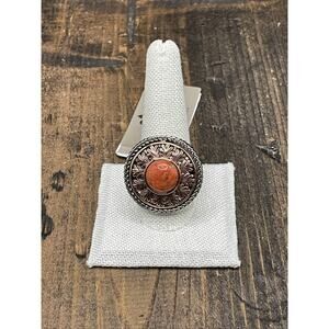 Barse Preserve Ring-Sponge Coral - Sterling Silver & Copper-10.5-NWT